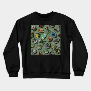 Insect Heads Crewneck Sweatshirt